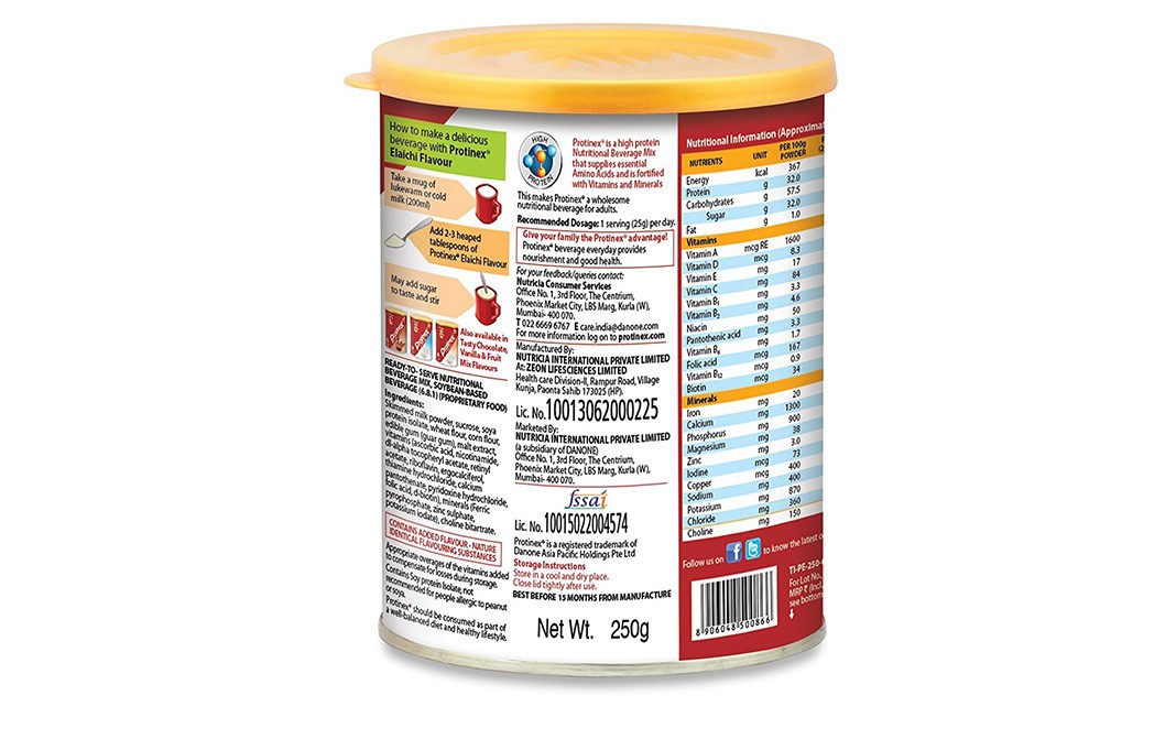 Protinex Elaichi Flavour    Tin  250 grams