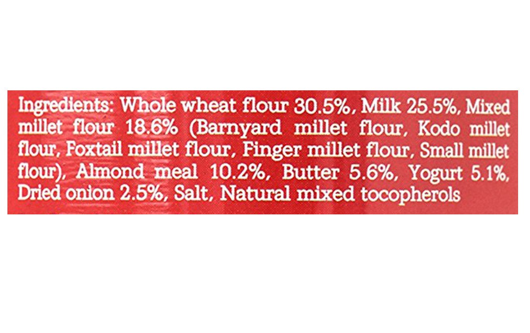 Monsoon Harvest Buttermilk & Millet Crackers, Caramelised Onion   Container  100 grams