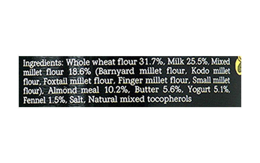 Monsoon Harvest Buttermilk & Millet Crackers Fennel    Container  100 grams