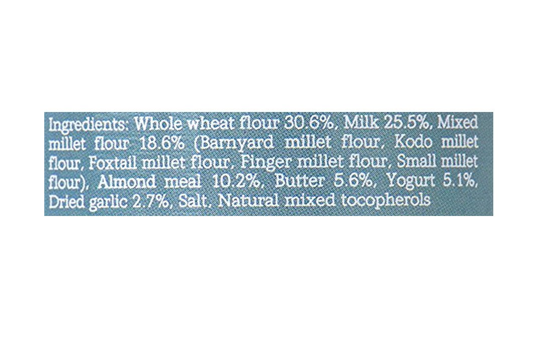 Monsoon Harvest Buttermilk & Millet Crackers, Roasted Garlic   Container  100 grams