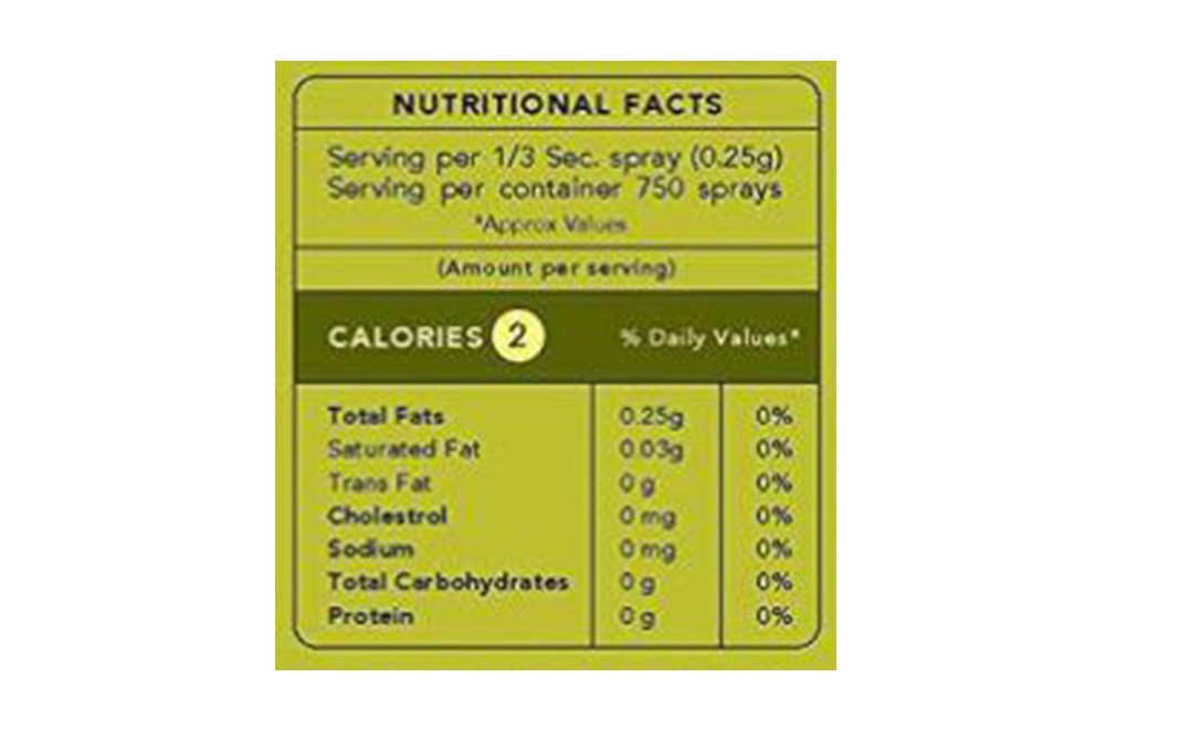 Ray Cooking Spray Olive Oil    Tin  250 millilitre