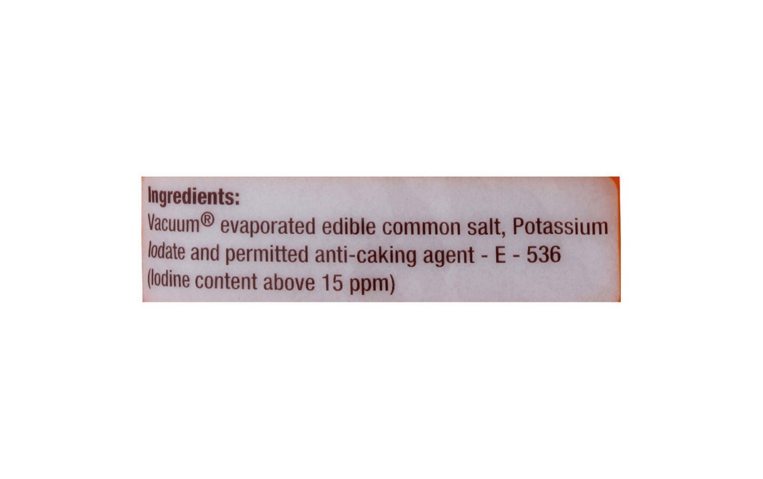 Tata Salt    Pack  1 kilogram
