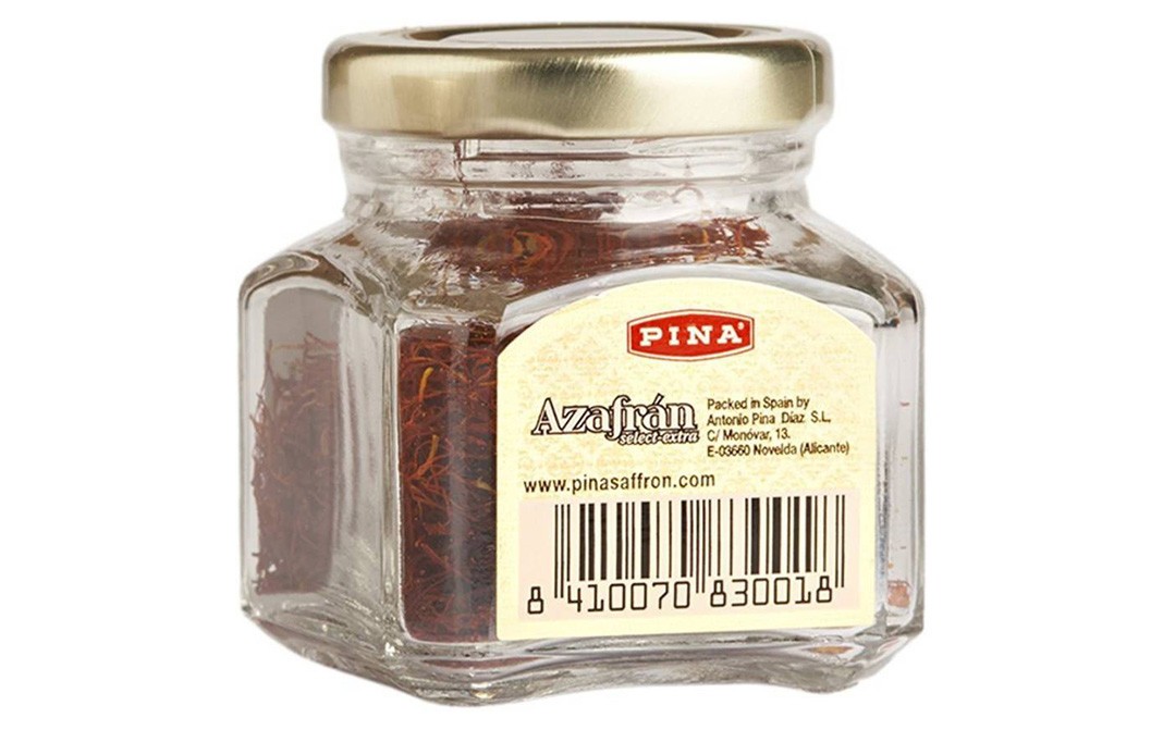 Pina Saffron    Glass Jar  3 grams