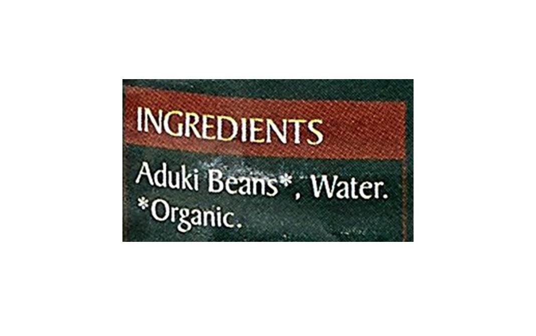 Epicure Organic Aduki Beans, In Water With No Added Salt   Tin  400 grams