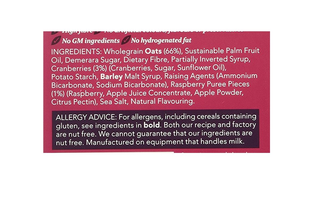 Nairns Mixed Berries Oat Buscuits   Box  200 grams