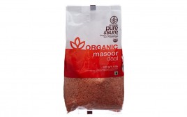 Pure & Sure Organic Masoor Daal   Pack  500 grams