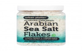Urban Platter Arabian Sea Salt Flakes (Unfiltered & Unrefined)  Glass Jar  1 kilogram