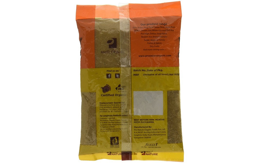 Pro Nature Organic Cumin Powder Pack 100 grams - GoToChef