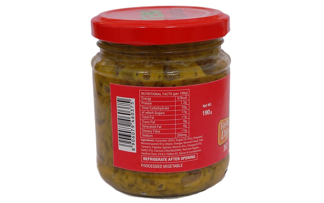 Neo Mustard Relish    Glass Jar  190 grams