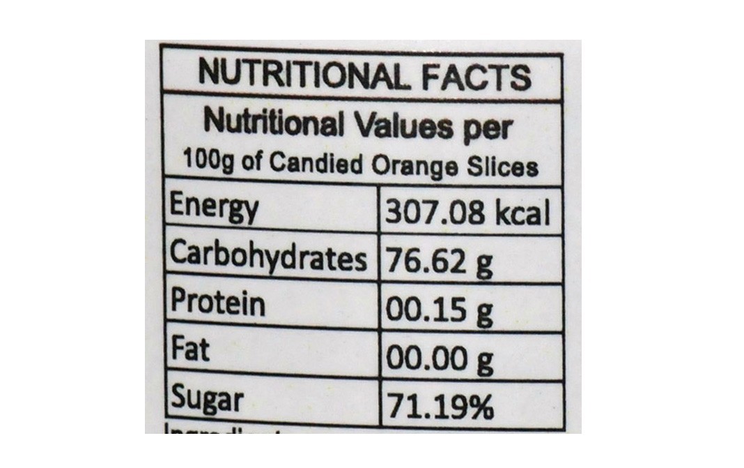 Ambrosia Delicatessen Candied Orange Slices    Jar  250 grams