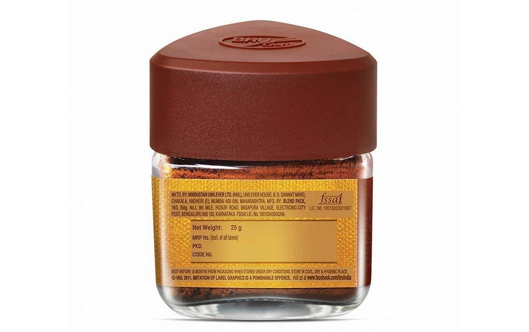 Bru Gold Coffee    Glass Jar  25 grams