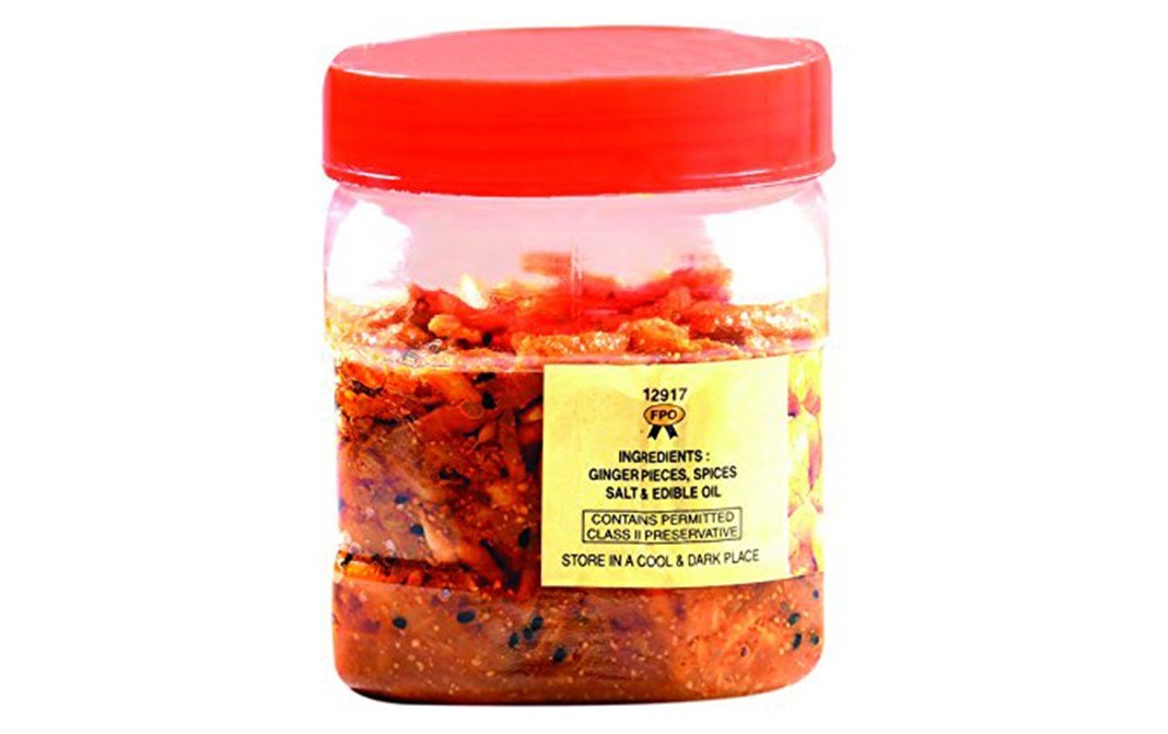 Lion Mangla's Ginger Pickle    Plastic Jar  500 grams