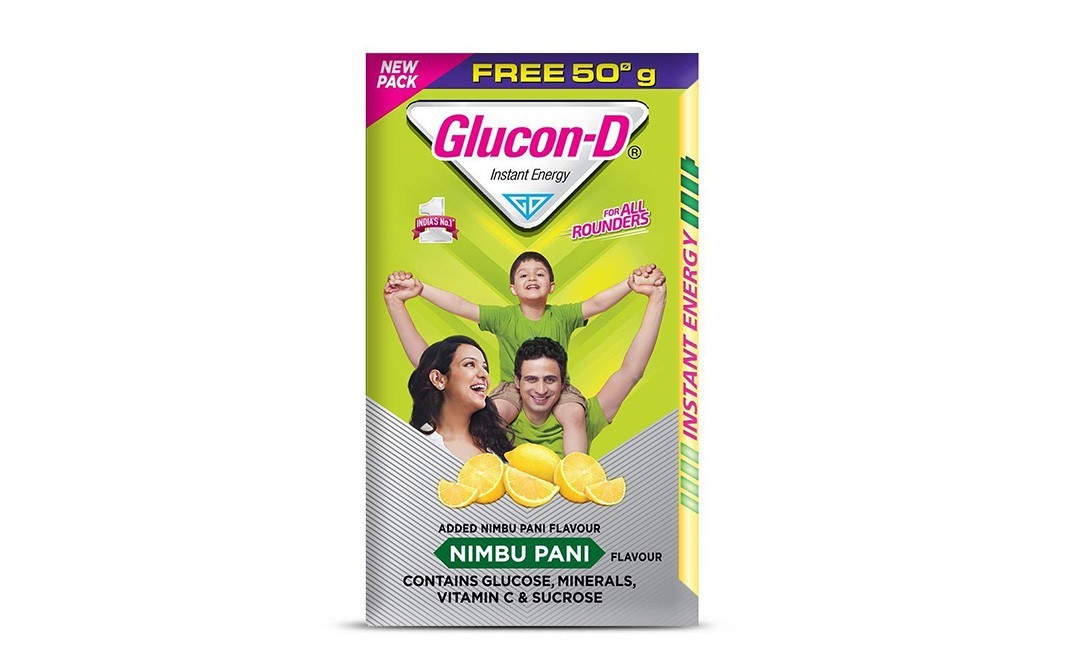 Glucon-D Nimbu Pani Flavour Drink    Box  500 grams