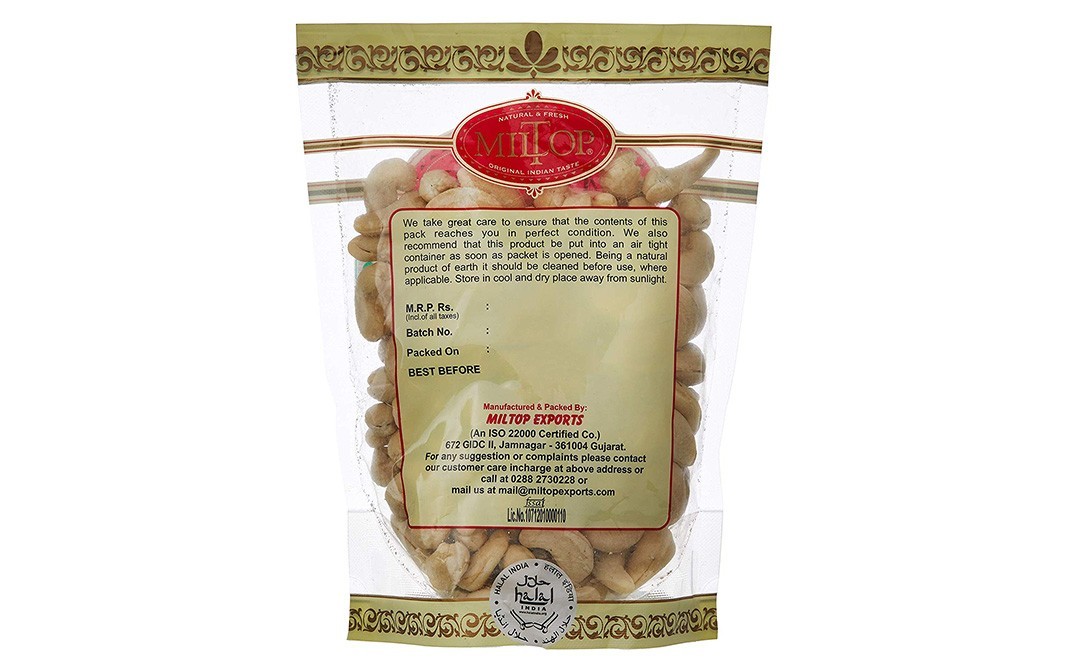 Miltop Cashew 240    Pack  250 grams