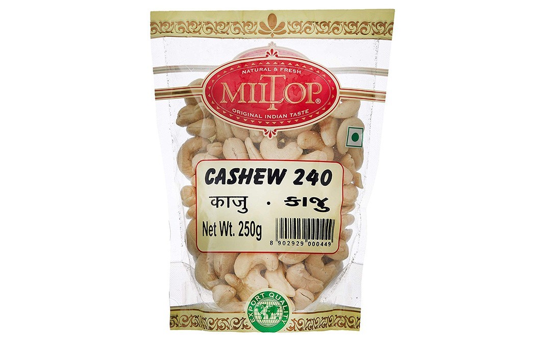 Miltop Cashew 240    Pack  250 grams