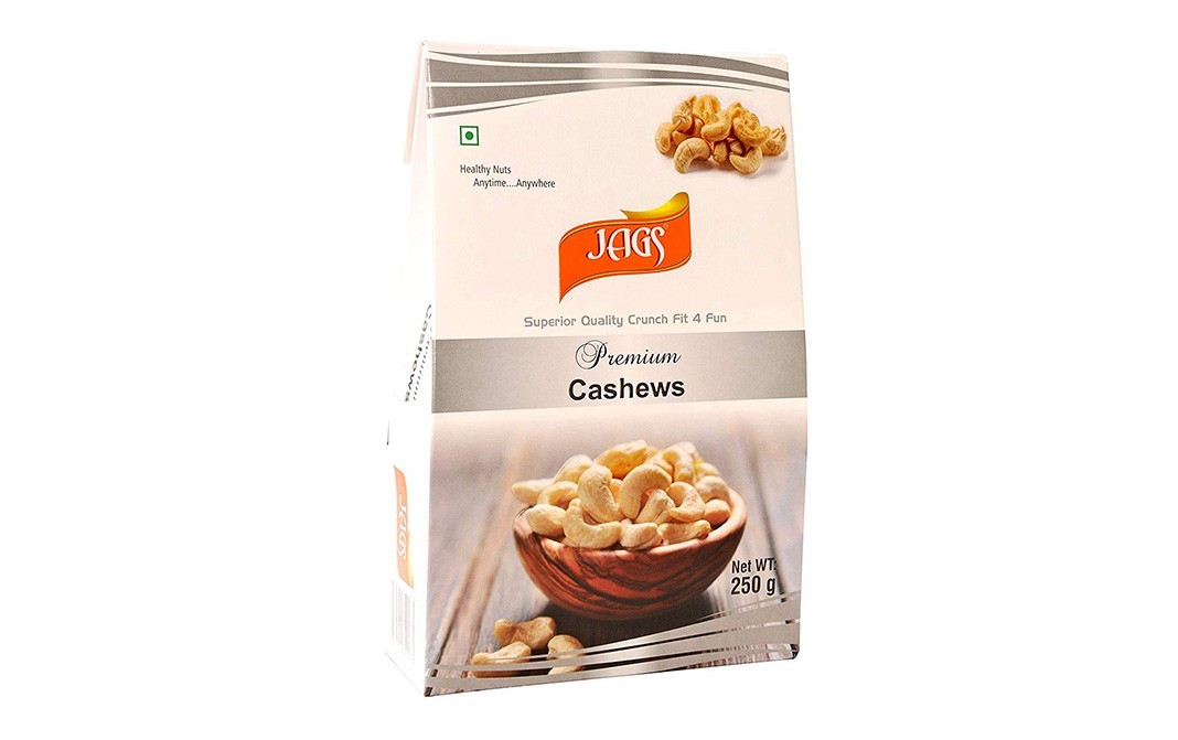 JAGS Premium Cashews    Box  250 grams