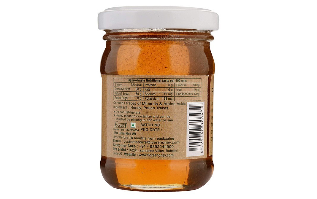 Florea Honey    Glass Jar  150 grams