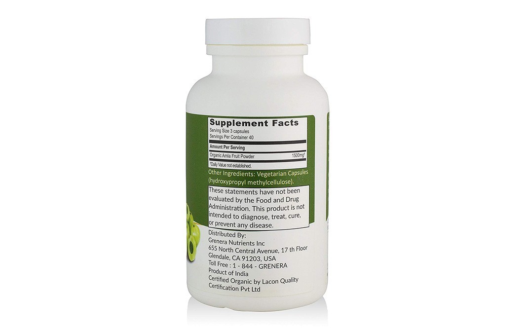 Grenera Amla Capsules    Bottle  60 grams