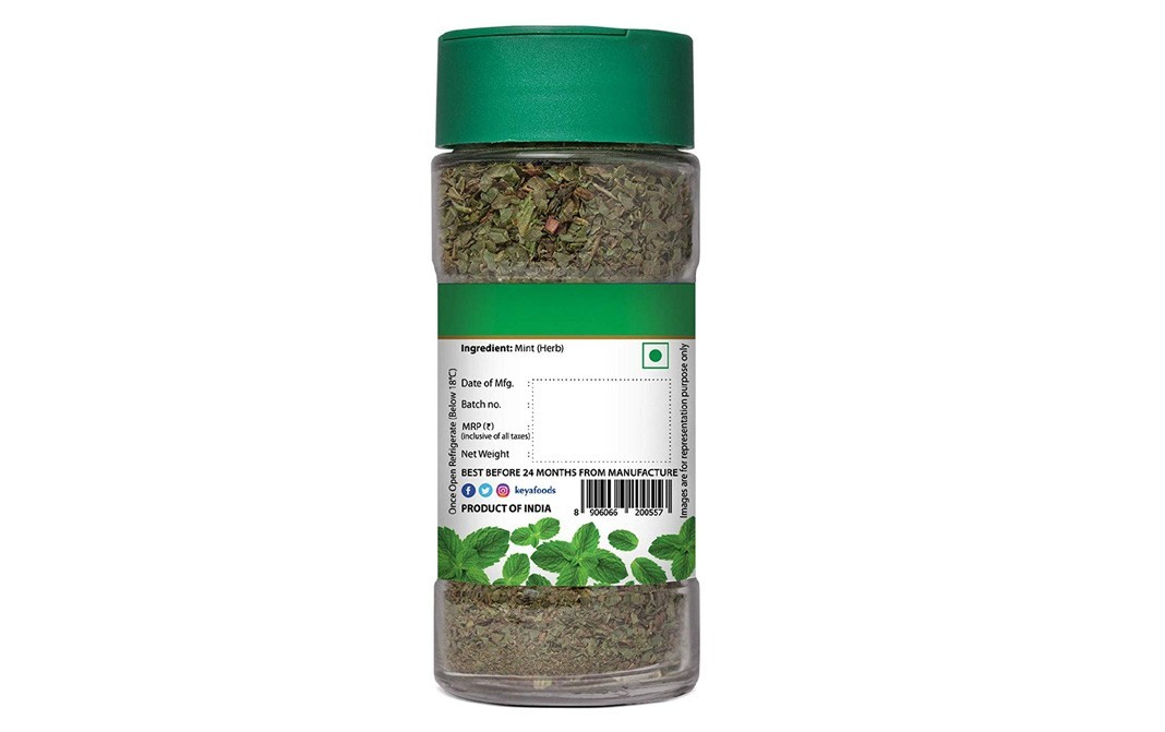 Keya Mint    Glass Bottle  7 grams