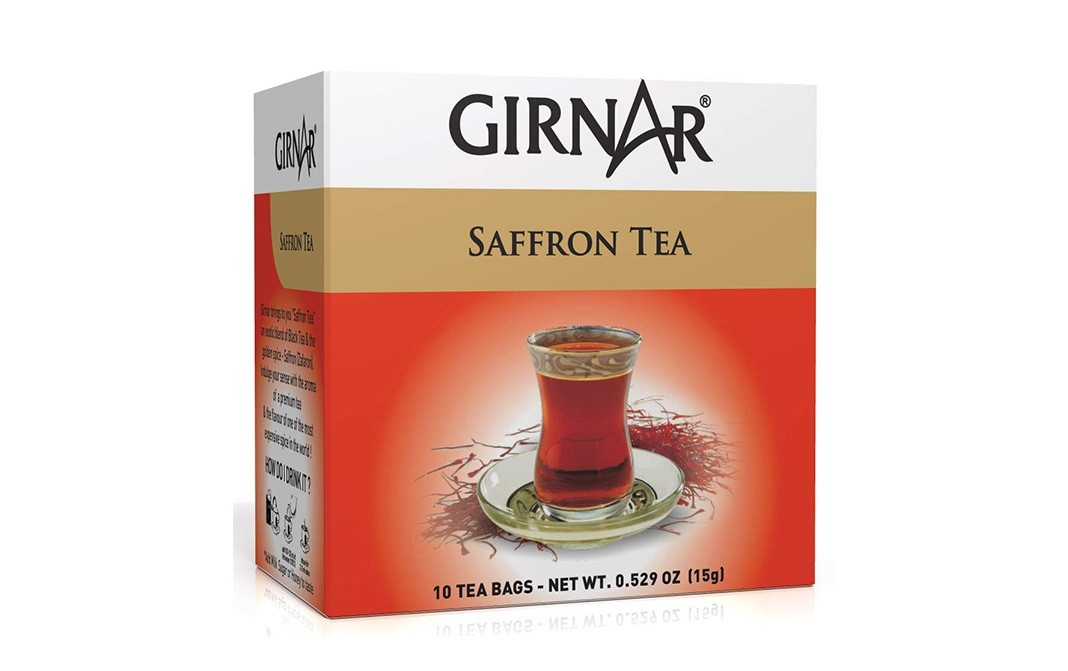 Girnar Saffron Tea    Box  10 pcs