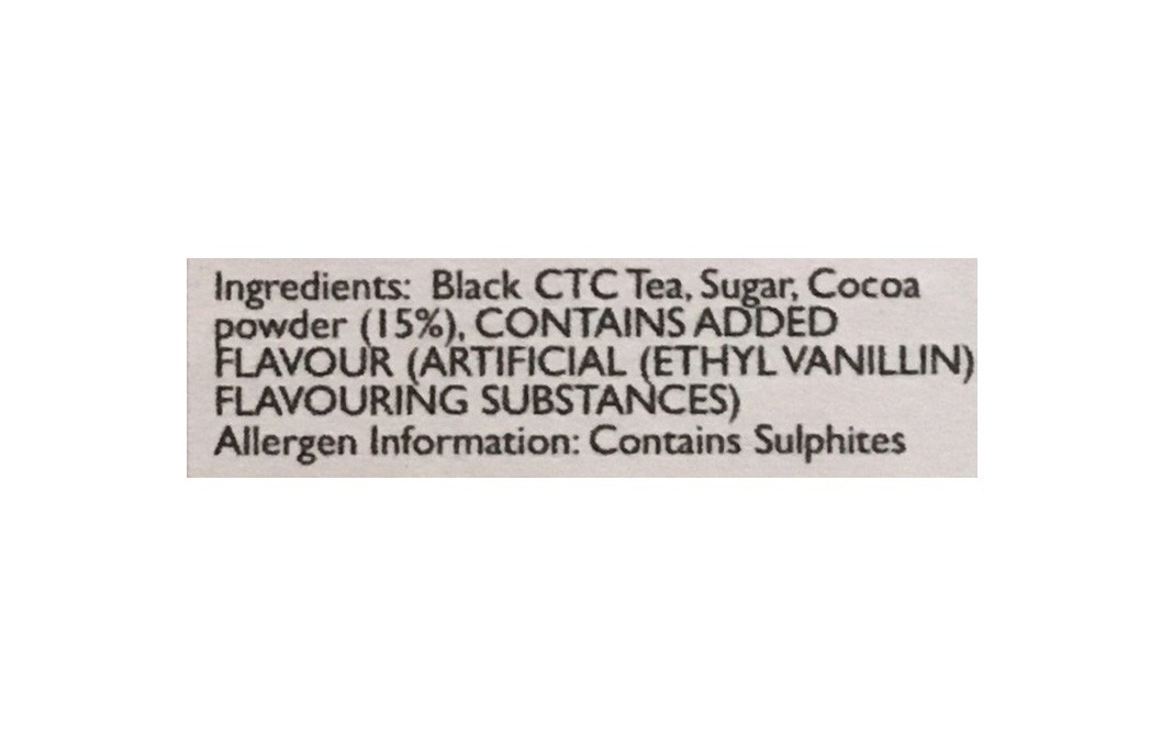 Tassyam Chocolatea, Black Tea Real Chocolate Blend   Box  250 grams