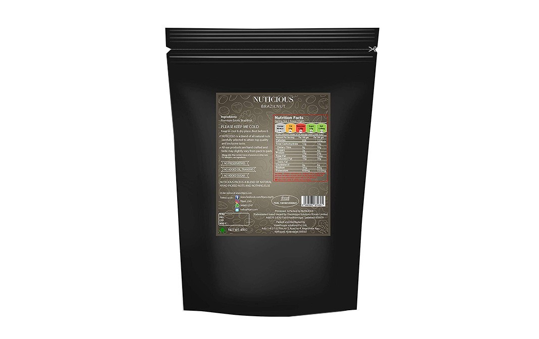 Nuticious Brazilnut    Pack  450 grams