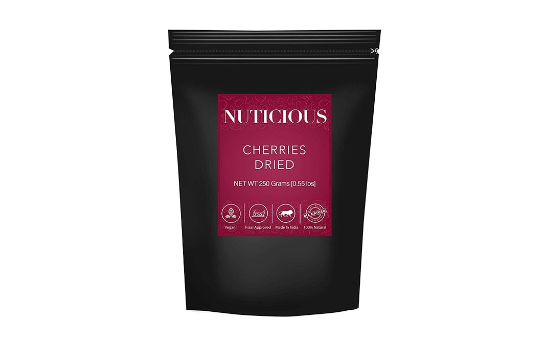 Nuticious Cherries Dried    Pack  450 grams