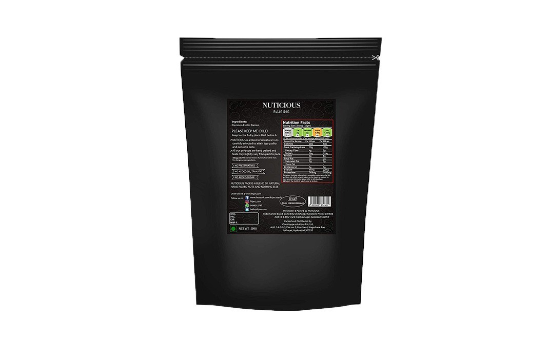 Nuticious Raisins    Pack  450 grams
