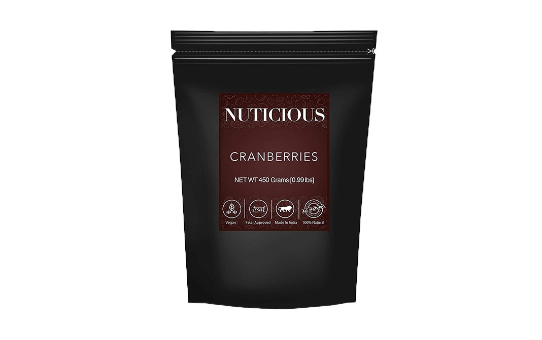 Nuticious Cranberries    Pack  450 grams