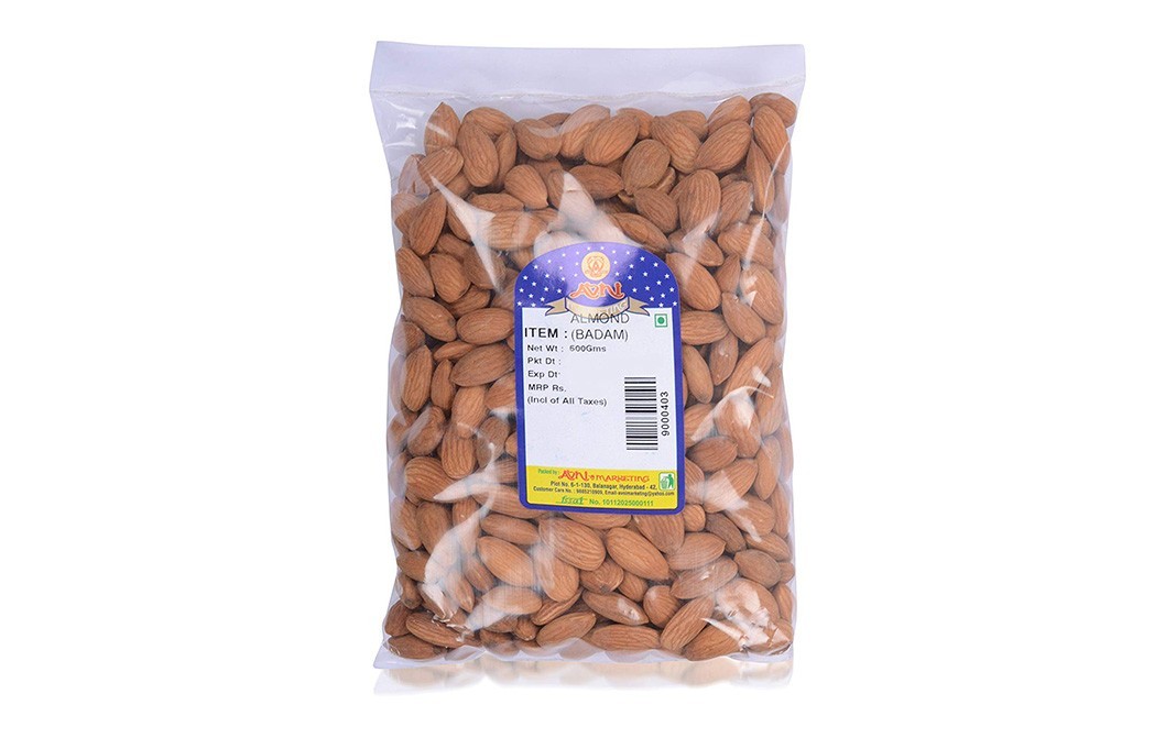 Avni's Almond (Badam)    Pack  500 grams