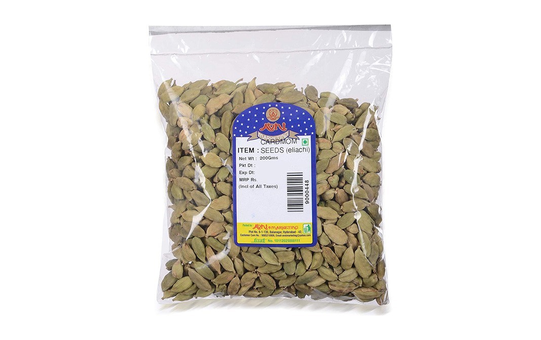 Avni's Cardamom Seeds (Eliachi)    Pack  200 grams