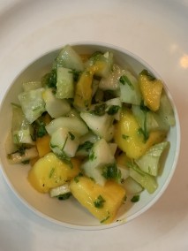 Mango cucumber salad Recipe