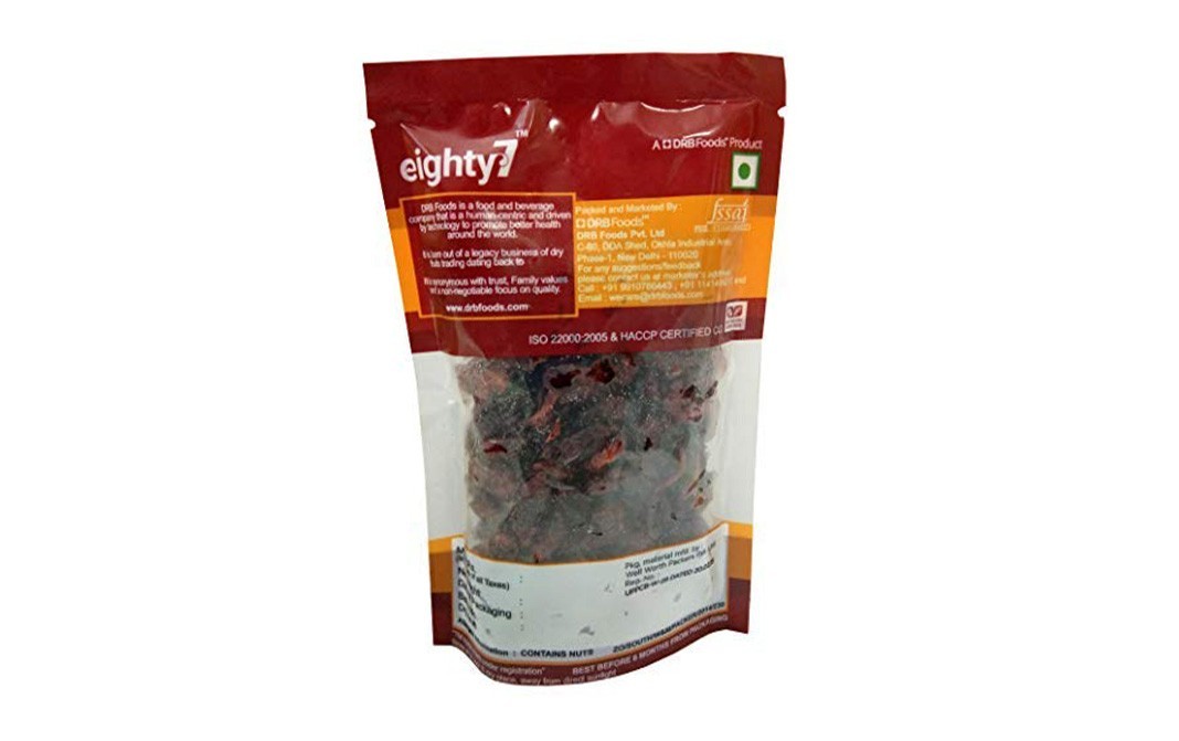 Eighty7 Cranberries    Pack  100 grams