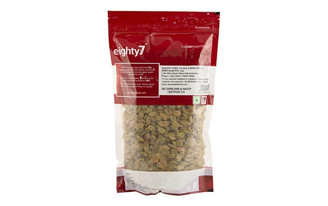 Eighty7 Raisins    Pack  500 grams