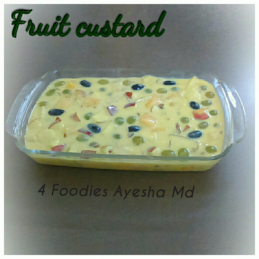 Fruit Custard With Dry Fruits Recipes