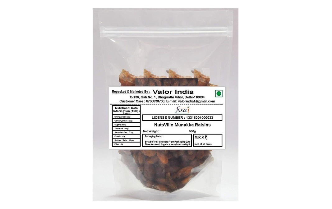 Nuts Ville Munakka    Pack  500 grams