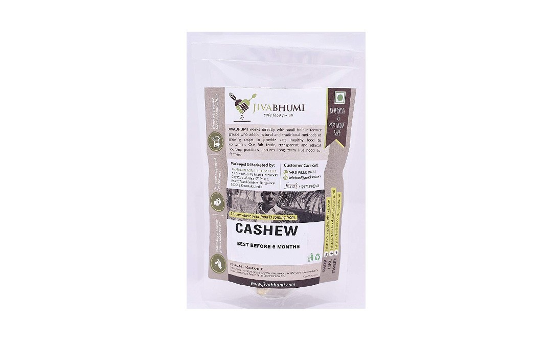 JivaBhumi Cashew    Pack  250 grams