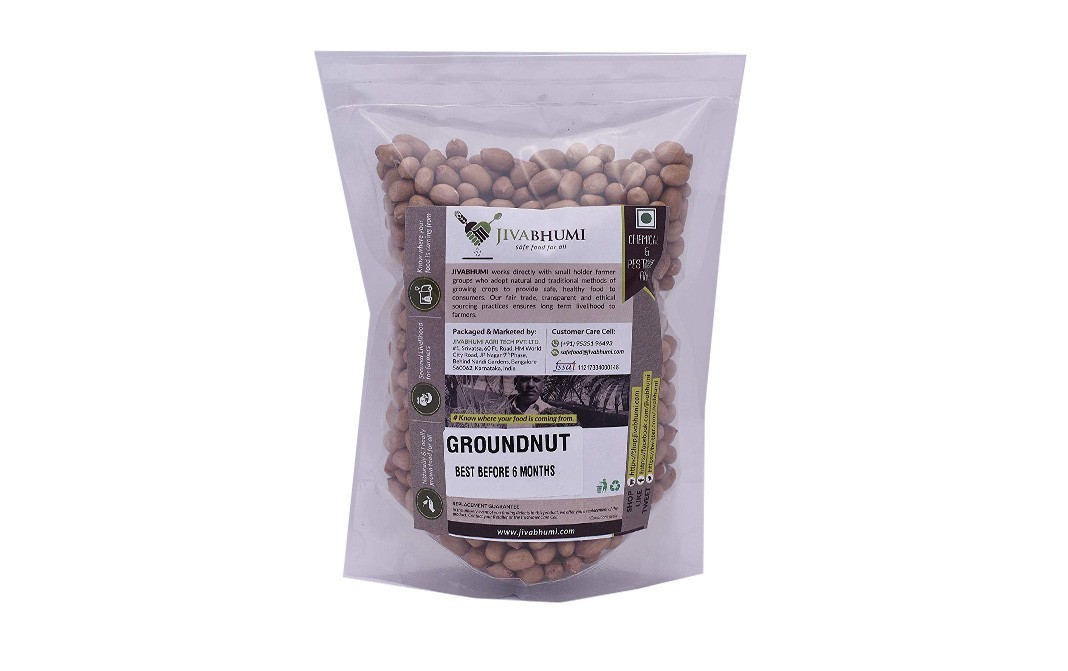 JivaBhumi Groundnut    Pack  1 kilogram