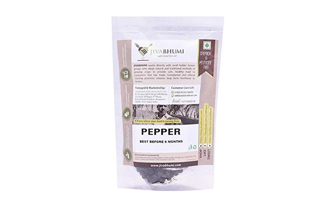 JivaBhumi Pepper    Pack  200 grams