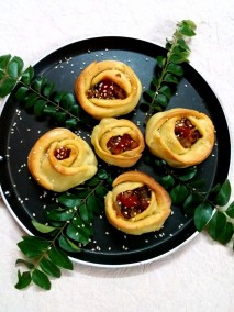 No Oven Chilli fish Bun Recipes