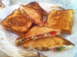 Paneer Capsicum Cheese Sandwich Recipes