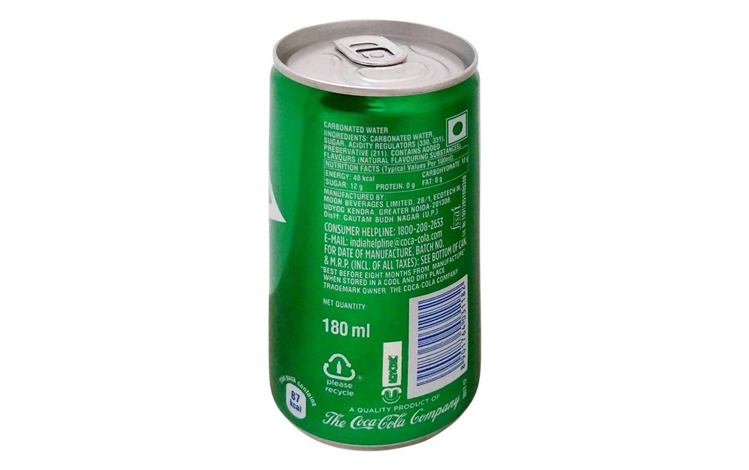 Sprite Sprite    Tin  180 millilitre