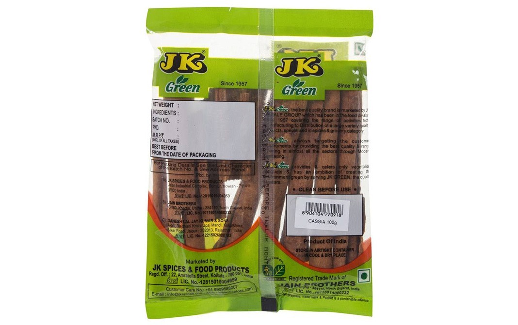 JK Cassia    Pack  100 grams