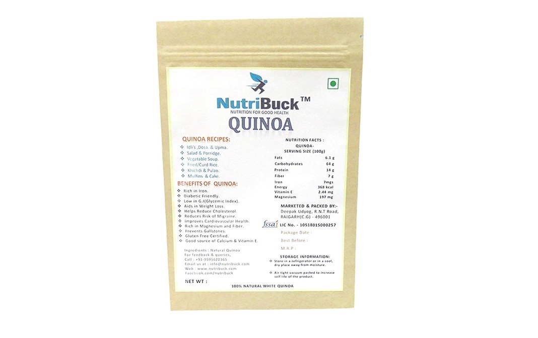 NutriBuck Quinoa    Pack  400 grams