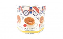 Dealmans Stroopwafels Soft Toasted Waffles Filled With Honey, Cinnamon and Real Bourbon Vanilla Honey  Plastic Jar  230 grams