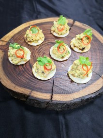 Canapes from left over chapati Recipe