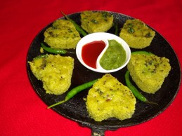 SPINACH DHOKLA RECIPE
