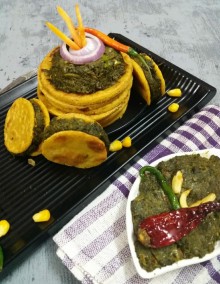 Sarso Ka saag Makai ki roti Recipe