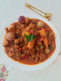 Thai chicken curry with veggies Recipe