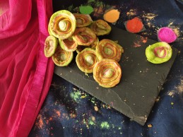 Rainbow Mathri Recipe